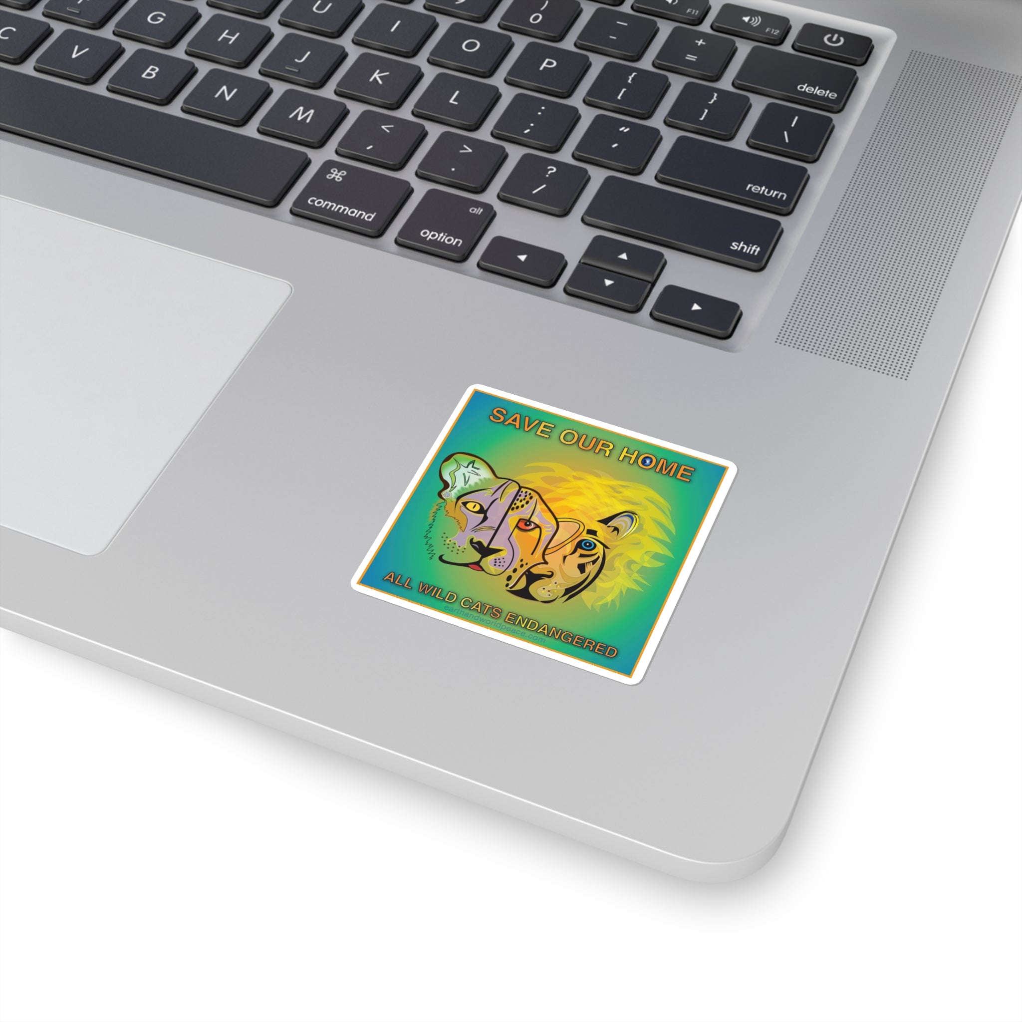 Cat Trio Lioness, Cheetah, Lion Sticker