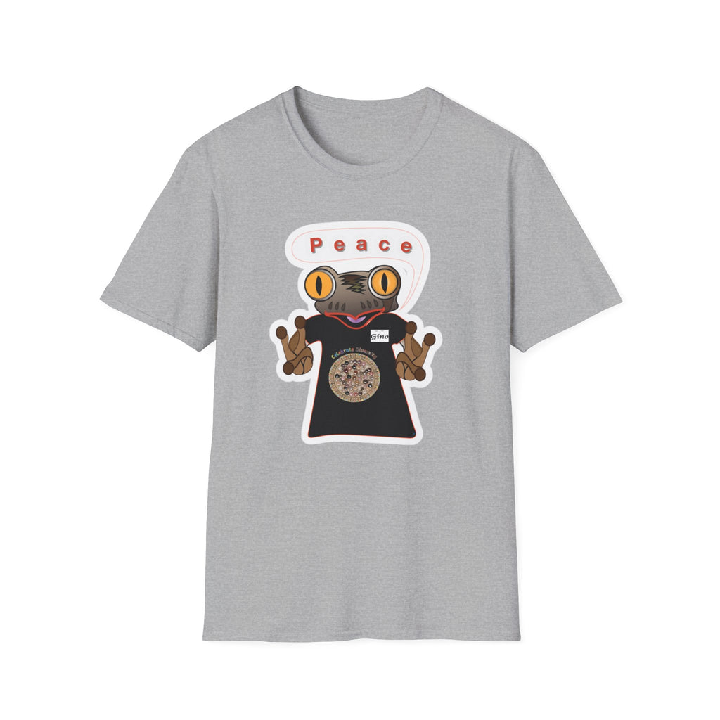 Mc Frog Peace For All Unisex Softstyle T-Shirt