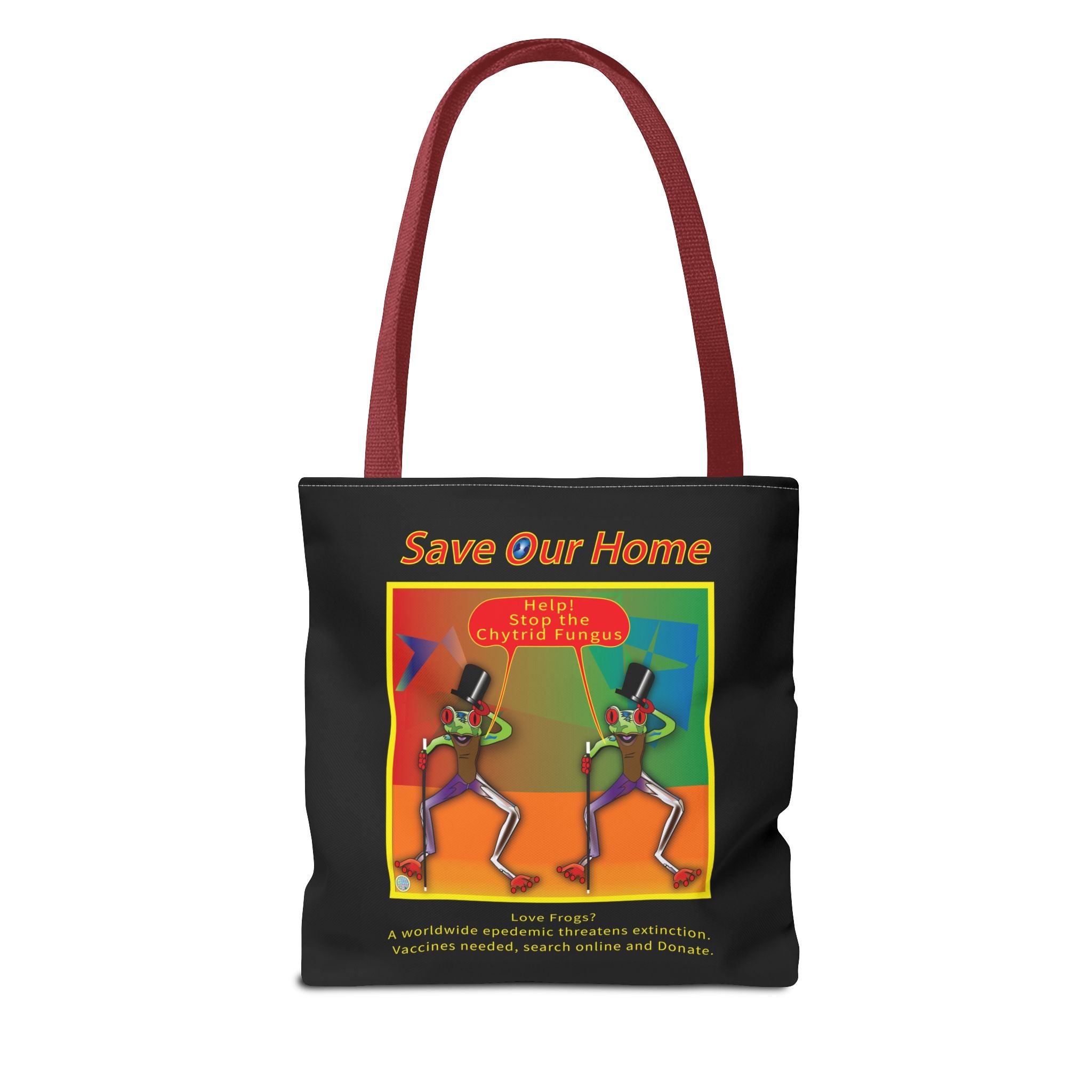 Frogs Perform for Their Lives Tote Bag