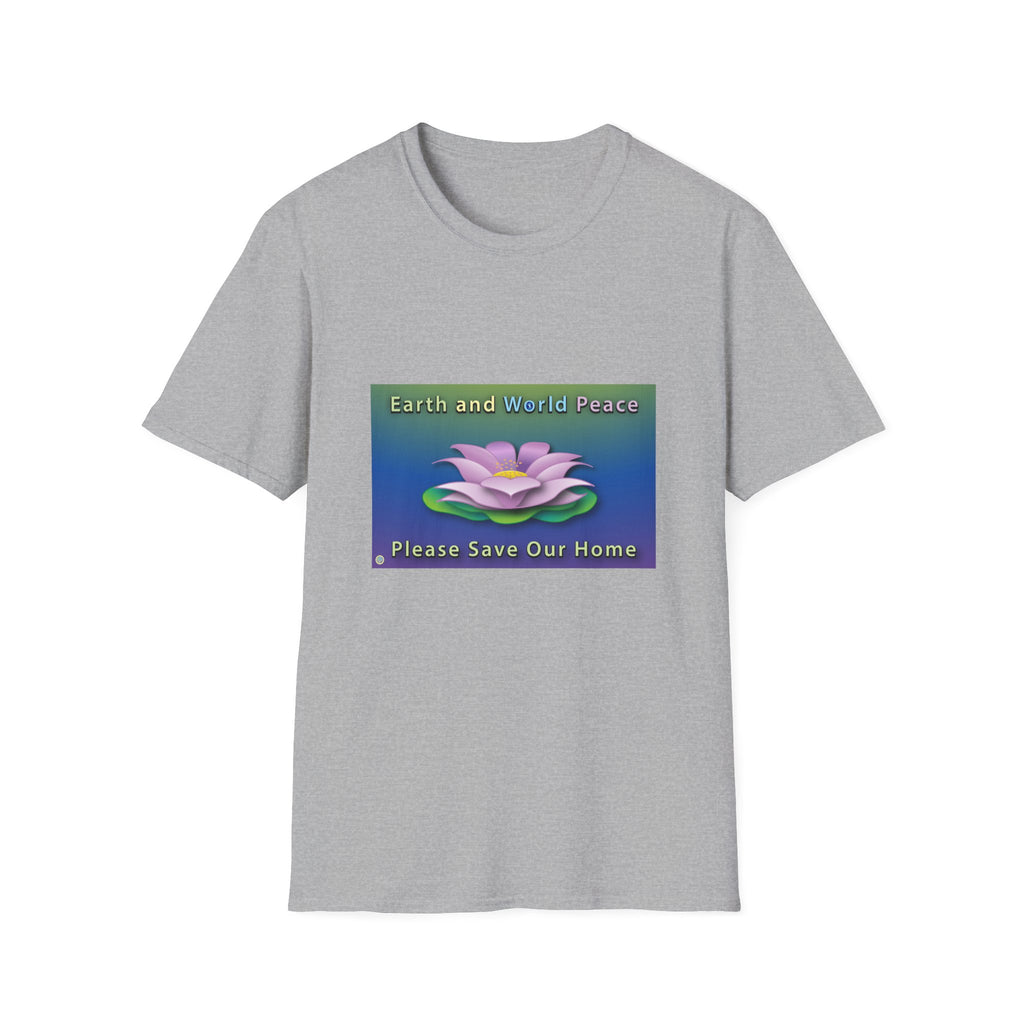 Floating Lotus Unisex Softstyle Tee
