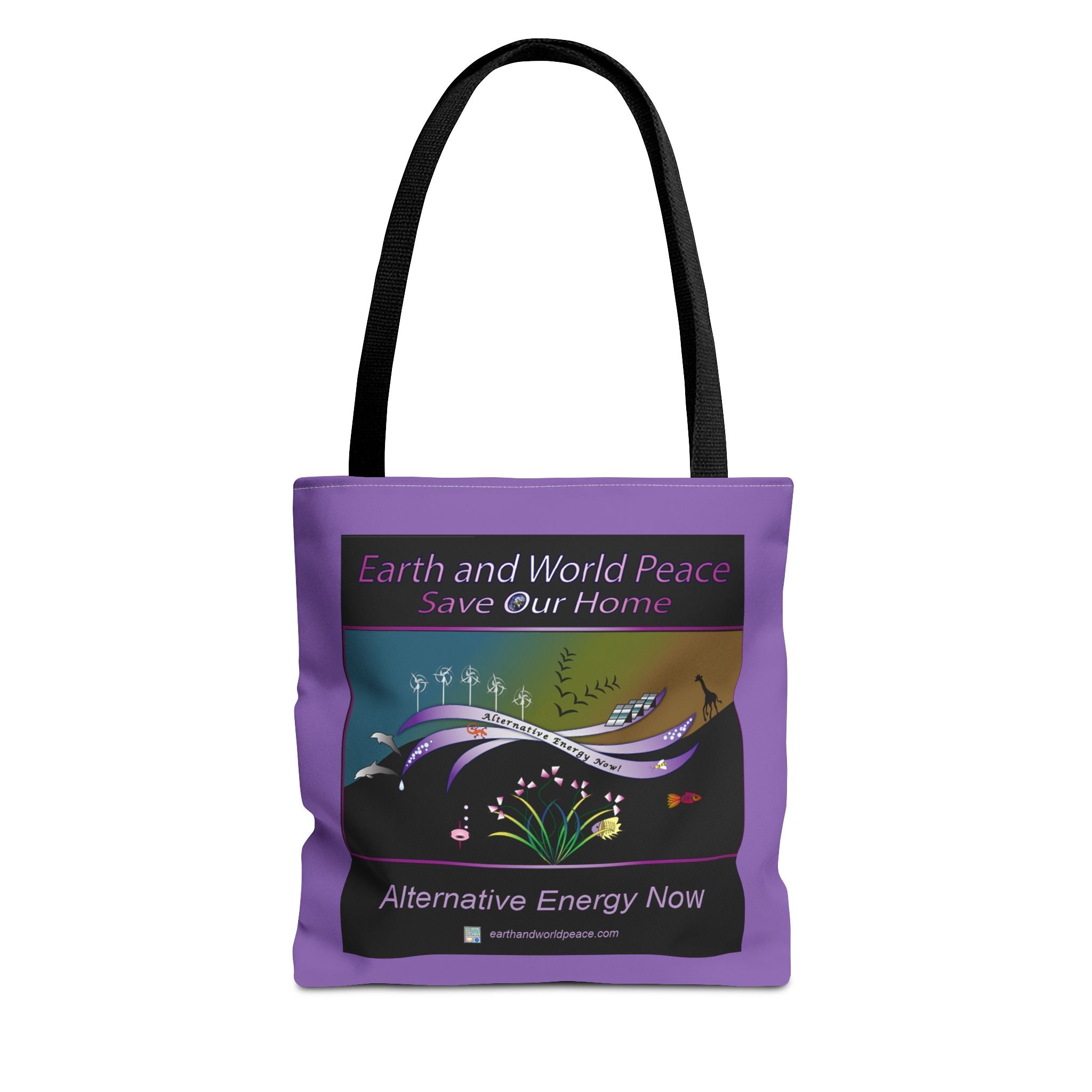 Alternative Energy Purple Tote