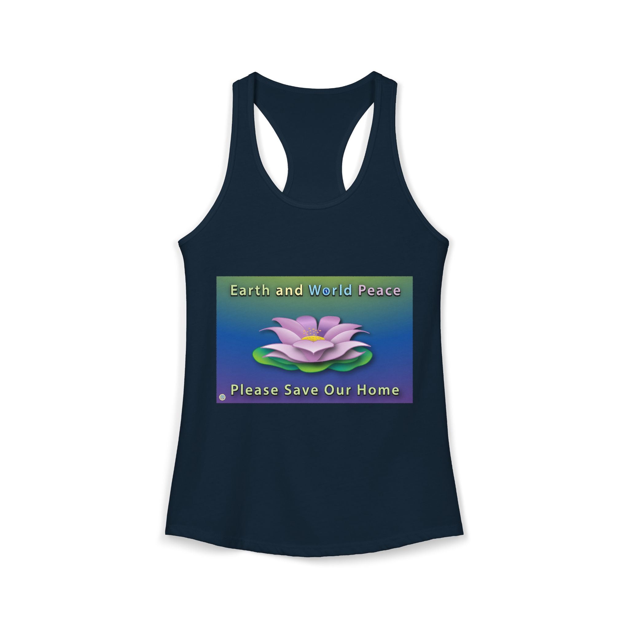 Floating Lotus Racerback Tank