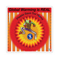 Frog Sticker Global Warming is Real