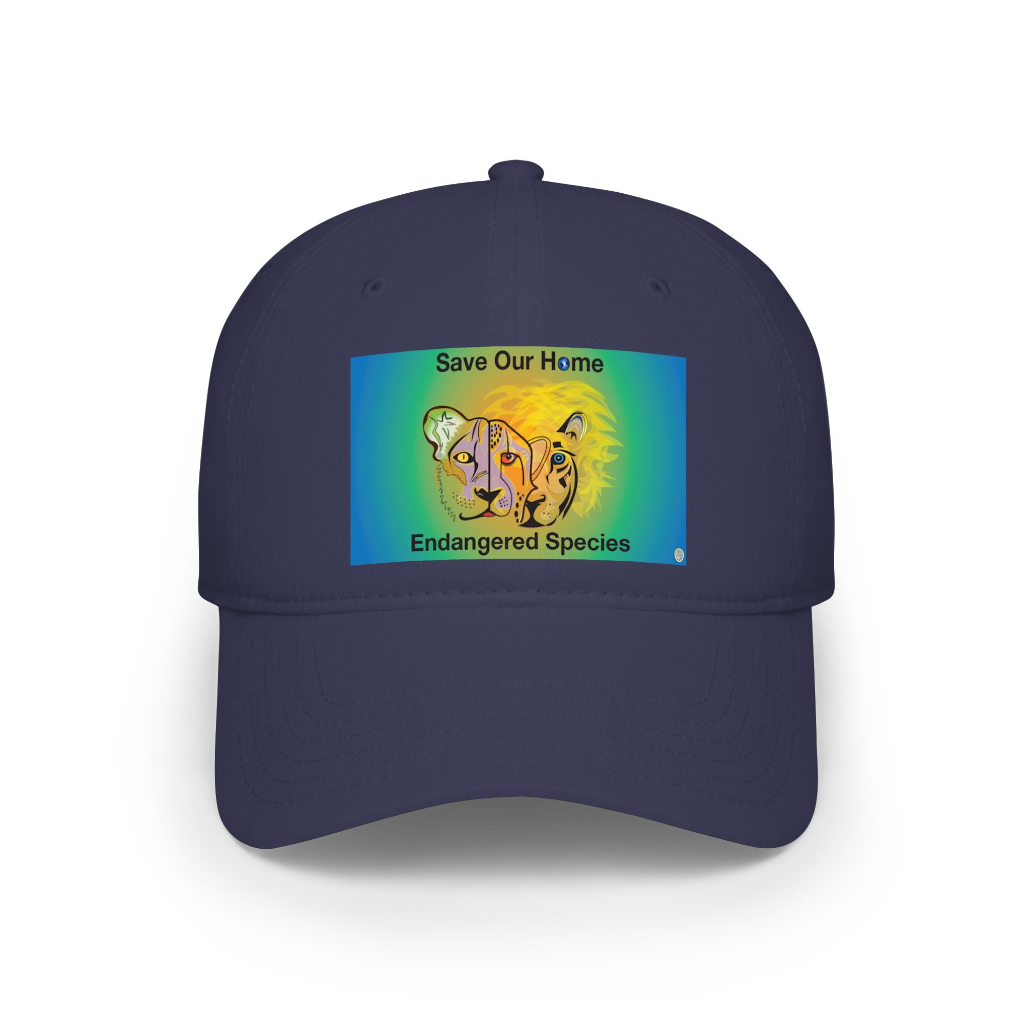 Big Cat Trio  Baseball Cap — Earth and World Peace Design