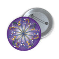 Prayer Beads Infinity Purple Button