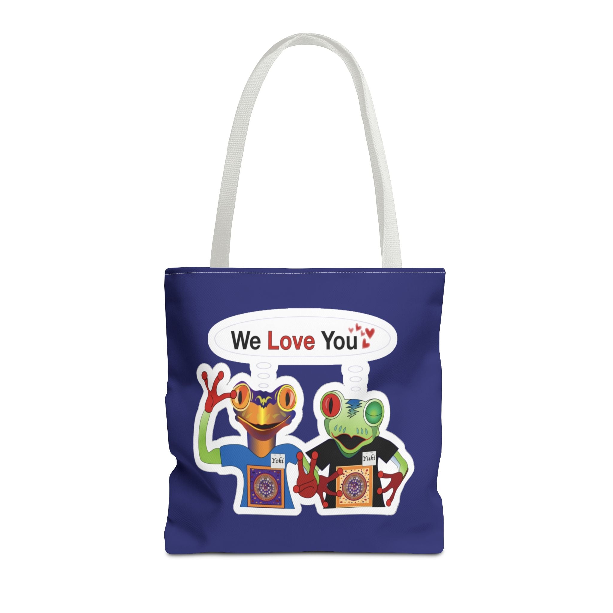 Mc Frogs We Love You Sticker Tote