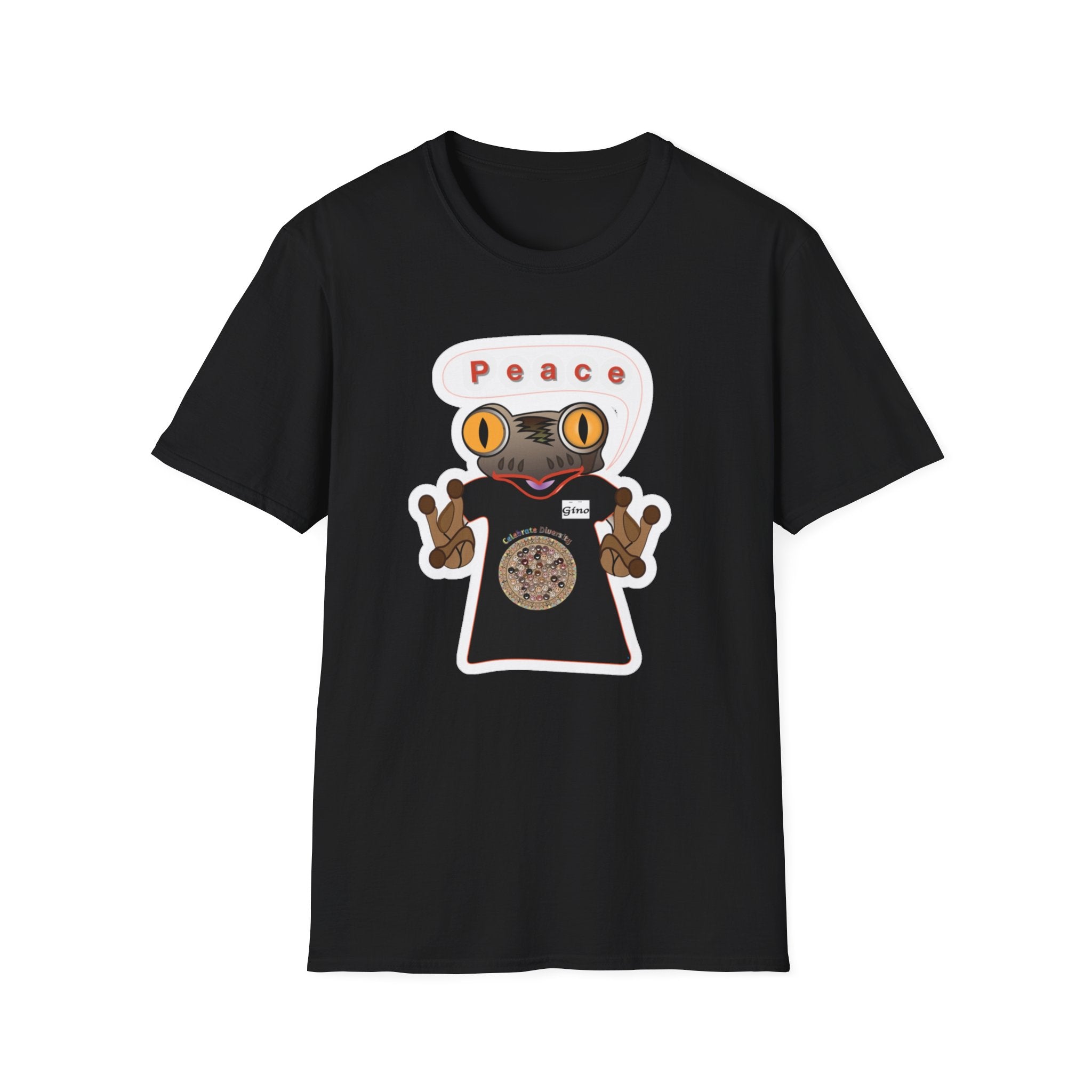 Mc Frog Peace For All Unisex Softstyle T-Shirt