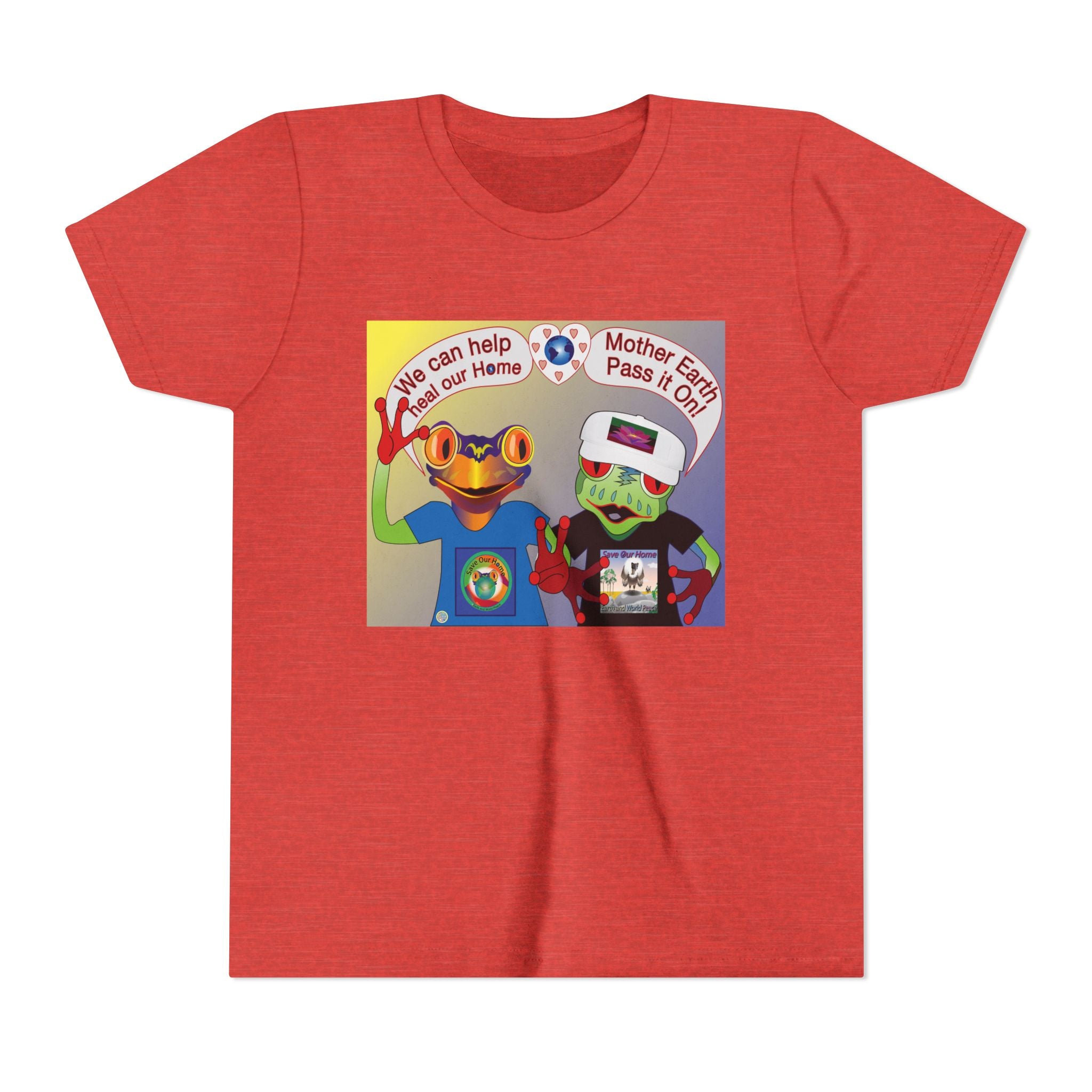 We Help Heal Our Home: Mother Earth Youth Tee