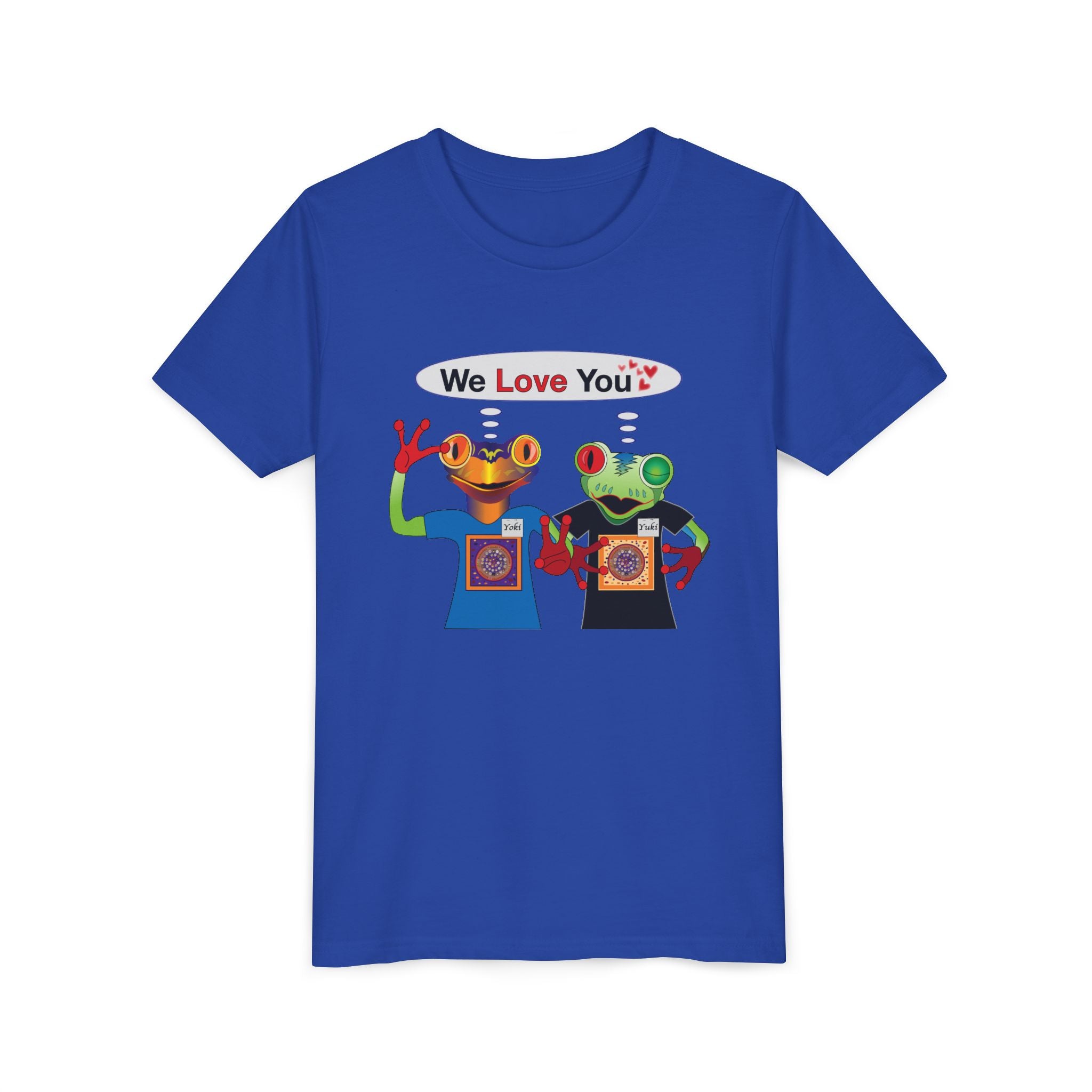 Youth Tee - Mc Frogs say "We Love You" Kids Shirt
