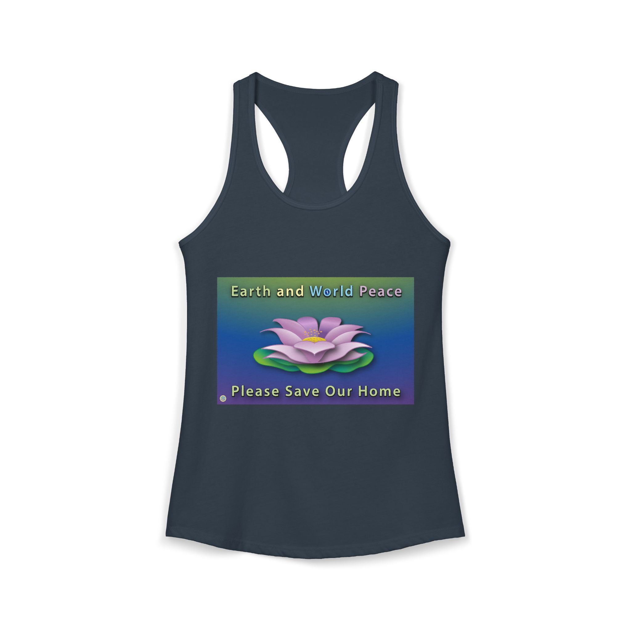 Floating Lotus Racerback Tank