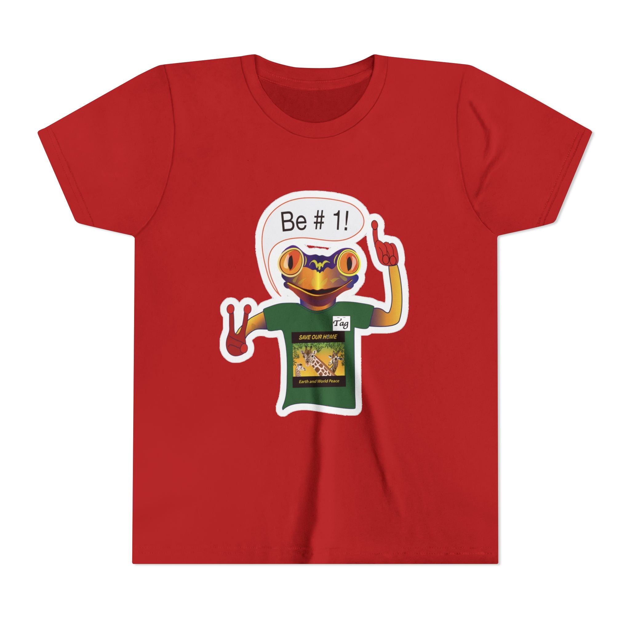Frog: Be # 1 Sticker Tee