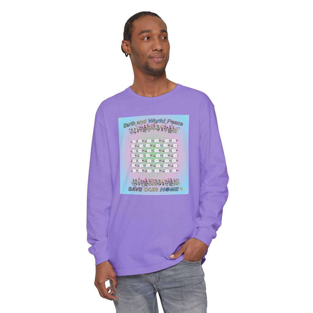Lotus Flowers Long Sleeve Tee
