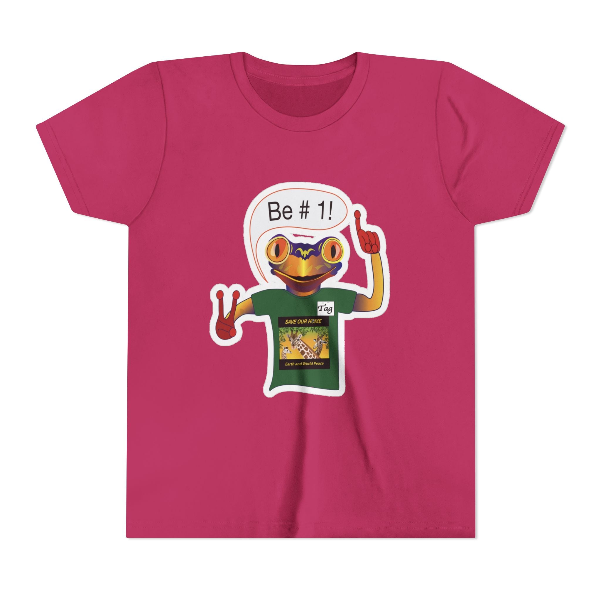 Frog: Be # 1 Sticker Tee
