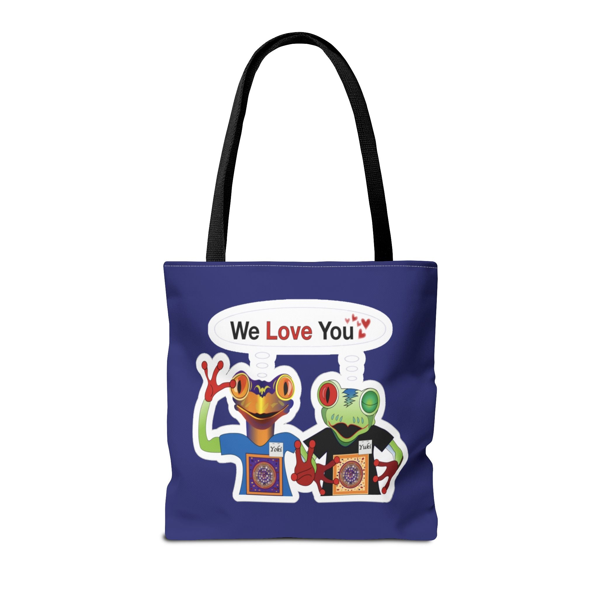Mc Frogs We Love You Sticker Tote