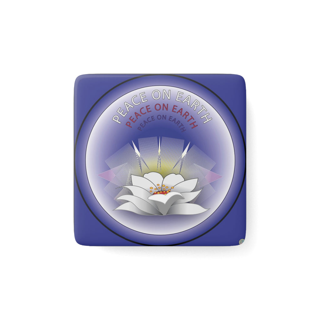Lotus Blooms & Seeds - 2" Porcelain Magnet