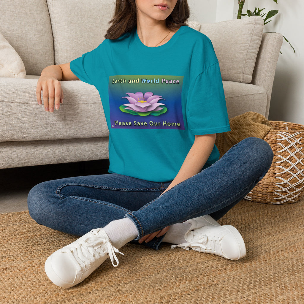 Floating Lotus Unisex Softstyle Tee