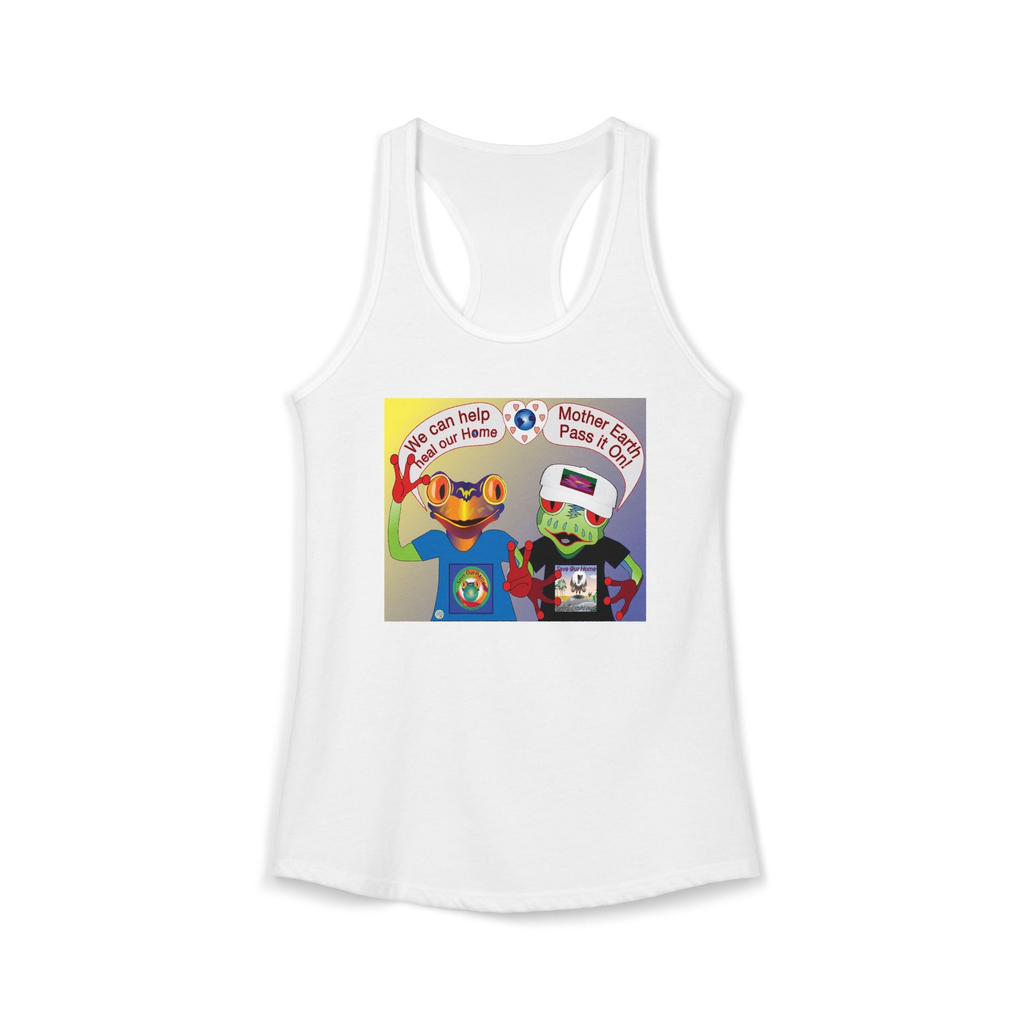 Two Frog Heal Mother Earth Racerback Tank
