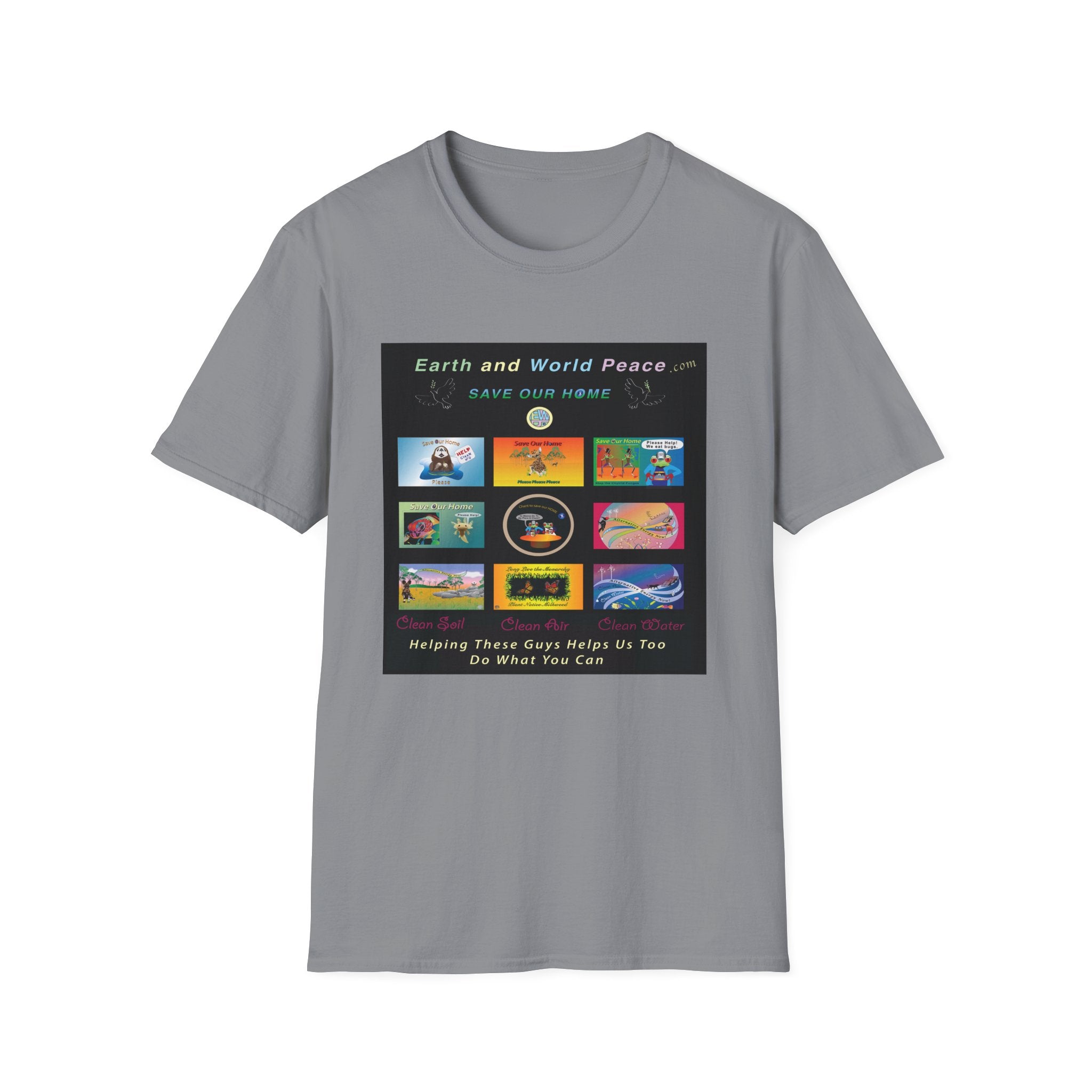 Helping Them Helps Us Unisex Softstyle T-Shirt