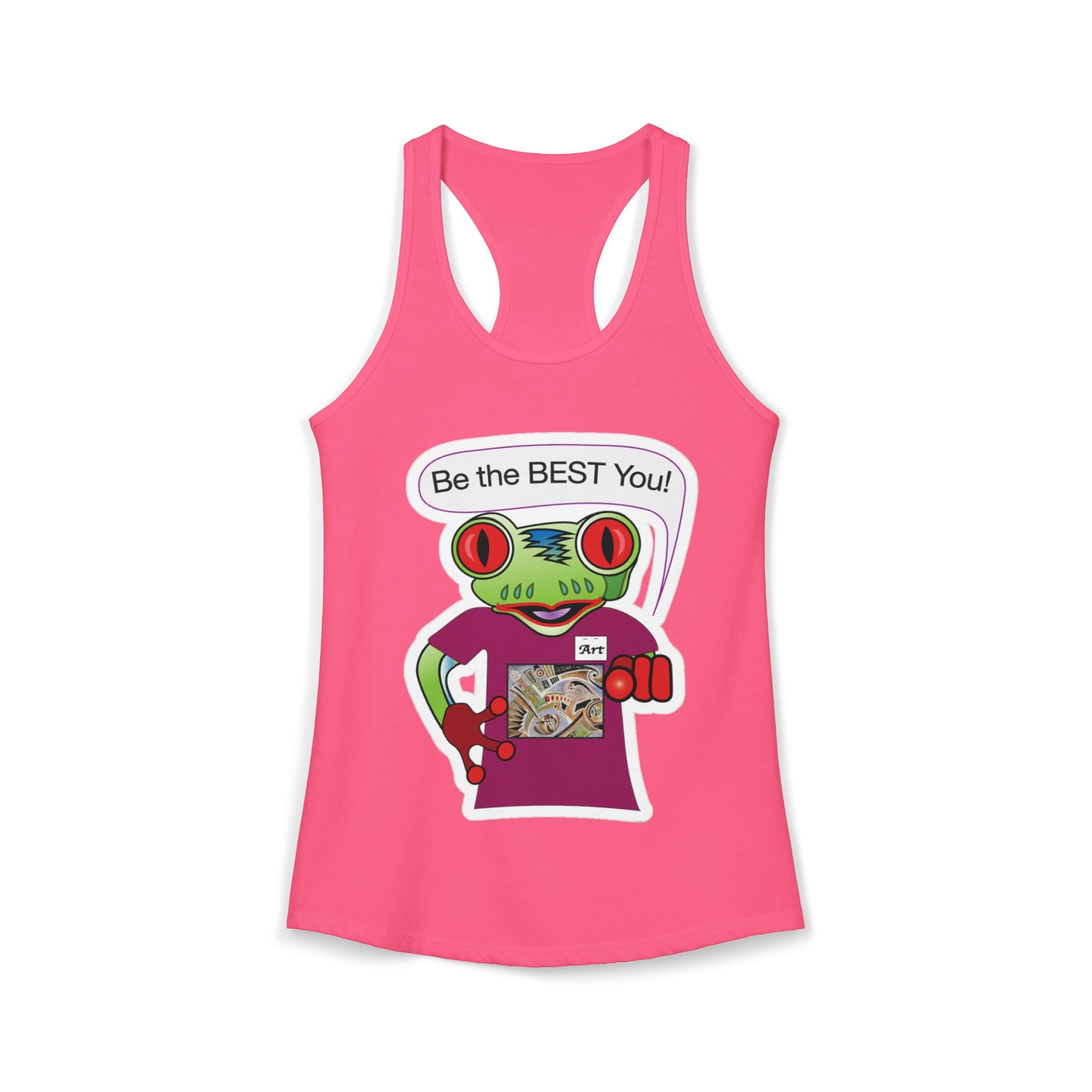 Frog Sticker Tank Tops Be the Best You Can Be