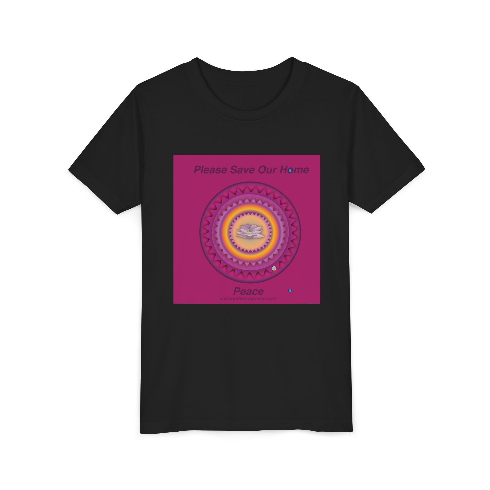 Peace Lotus & Petals Youth Tee