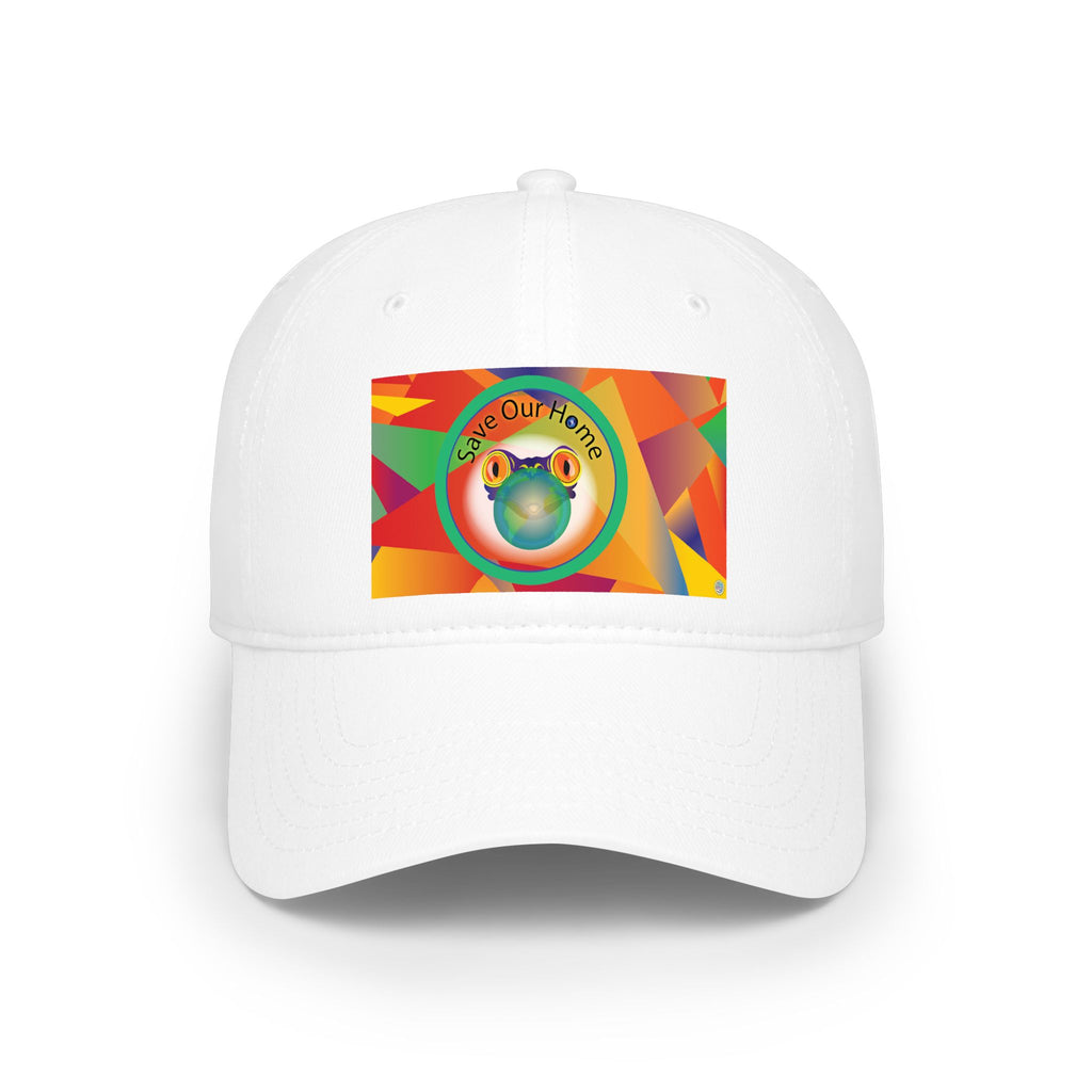 Frog Bubble Gum Earth Baseball Cap — Earth and World Peace Design