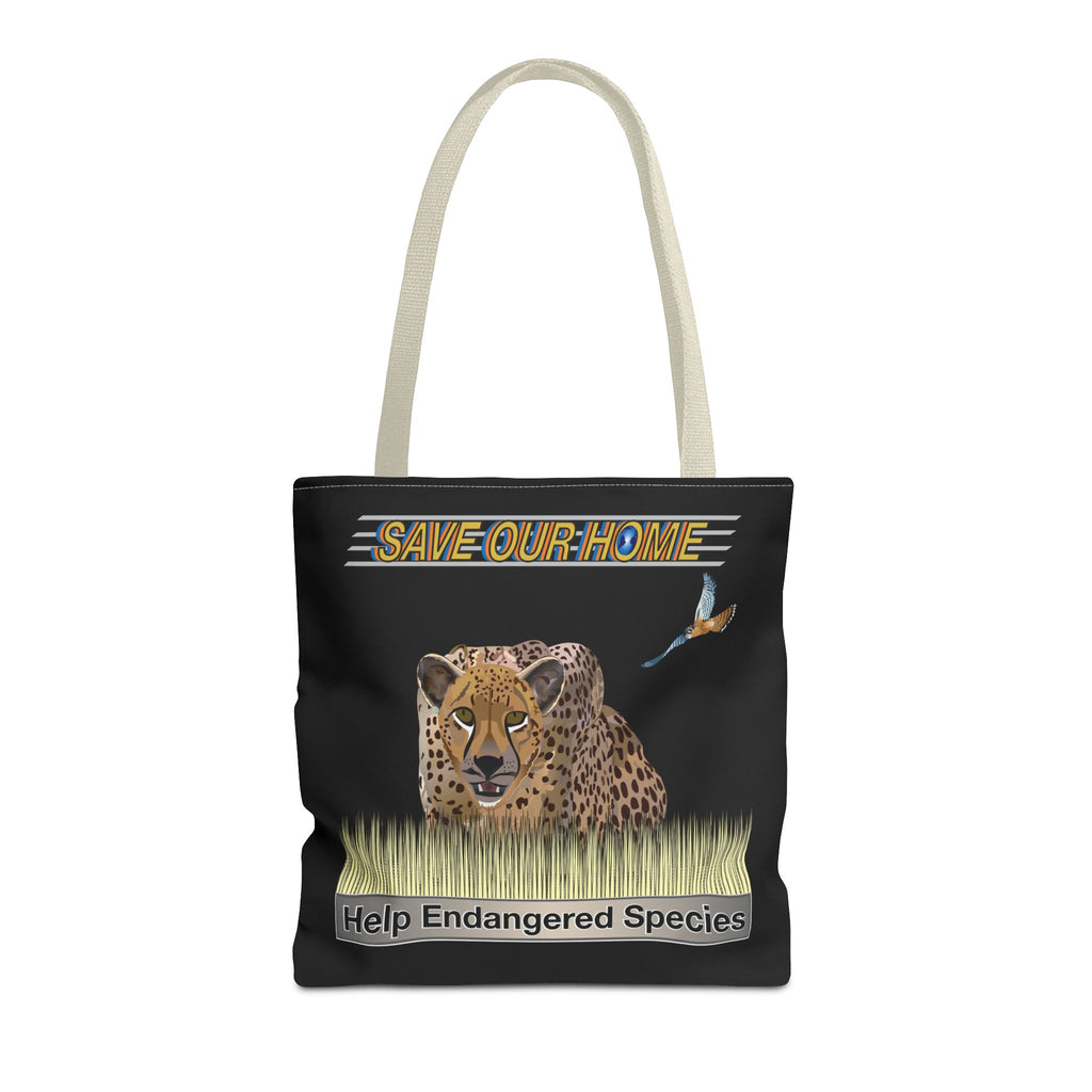 Cheetah Midnight Tote Bag