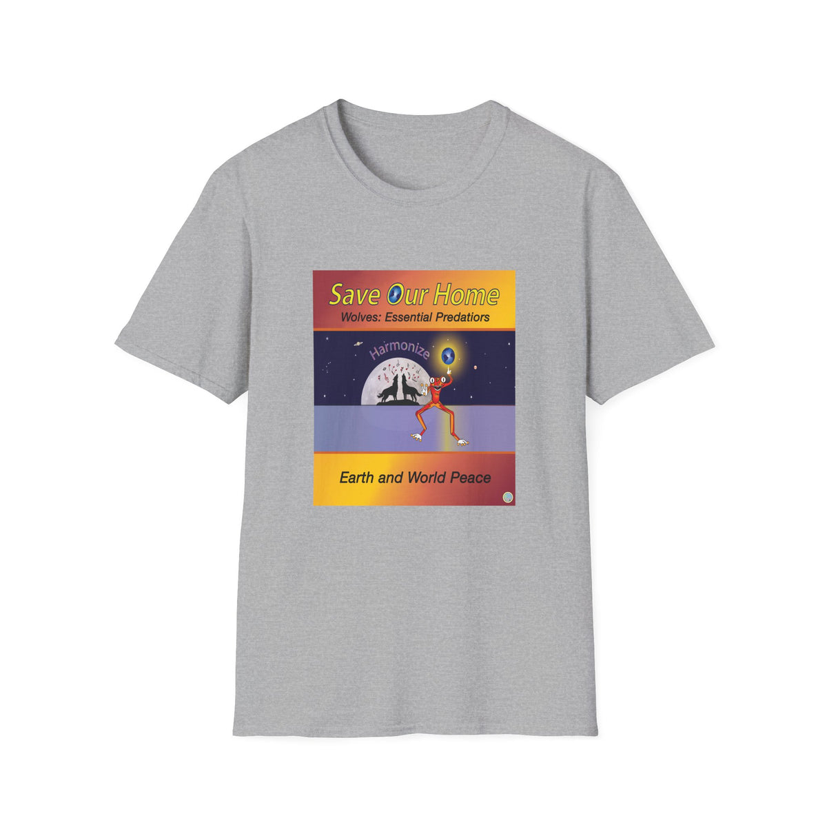Frog and Wolves  Harmonize Unisex Softstyle T-Shirt