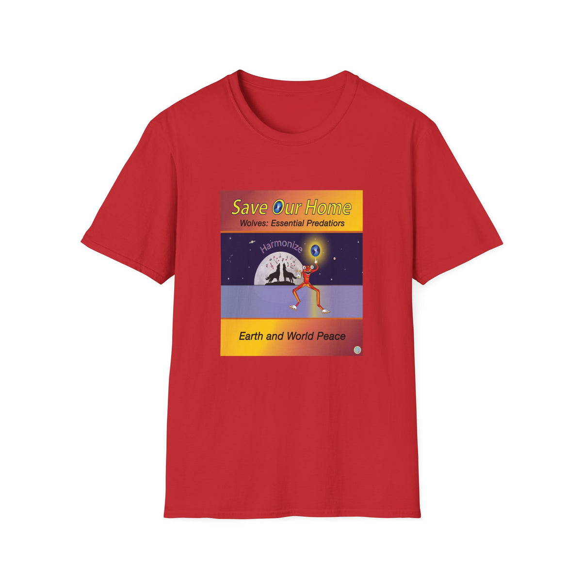 Frog and Wolves  Harmonize Unisex Softstyle T-Shirt