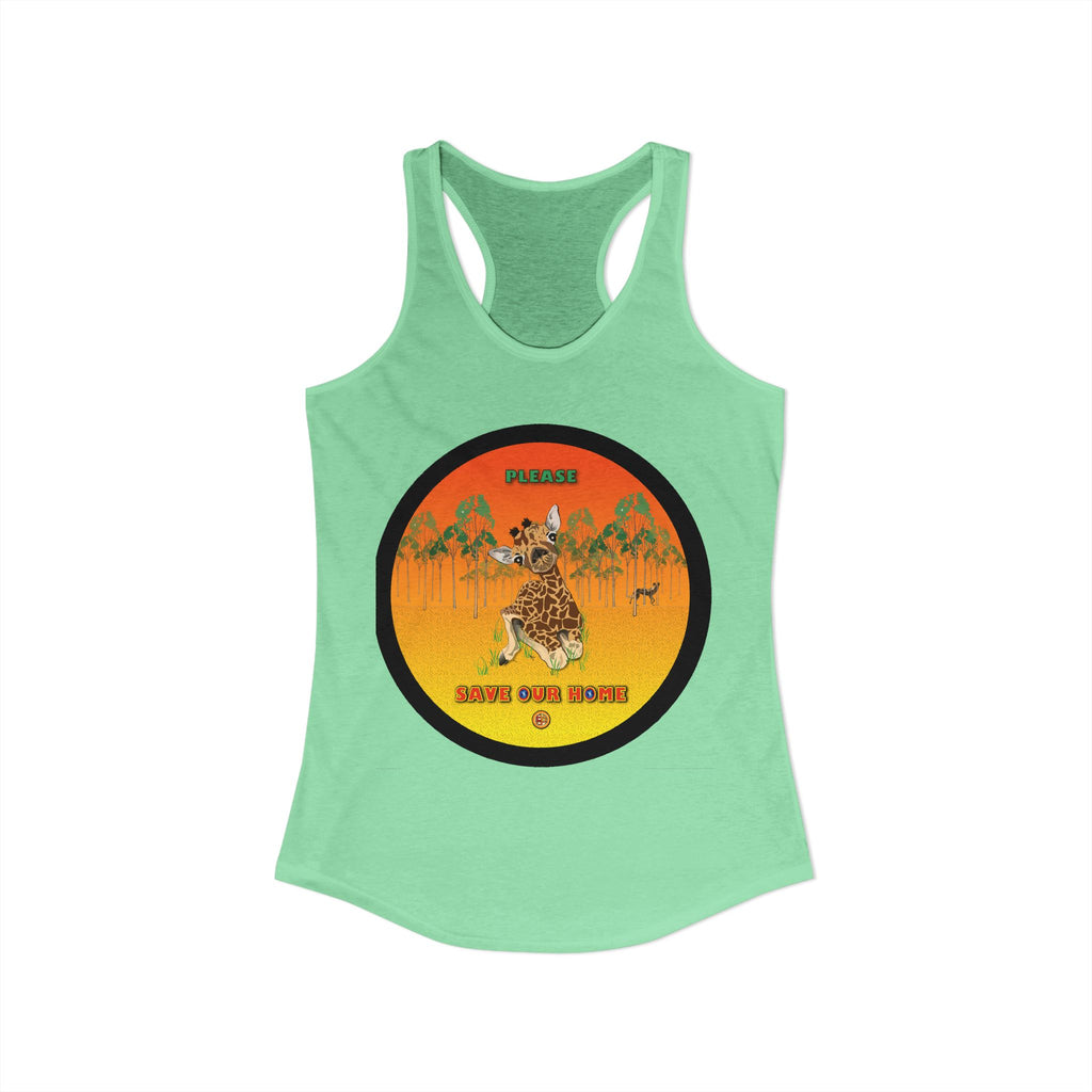 Save Giraffes Critically EndangeredTank Top