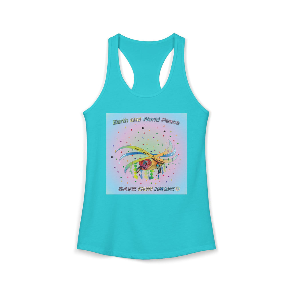Stop Plastic Polution Turtle Tank Top