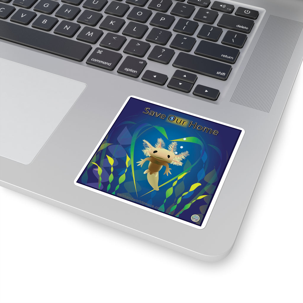 Axolotl Love 3" Sticker