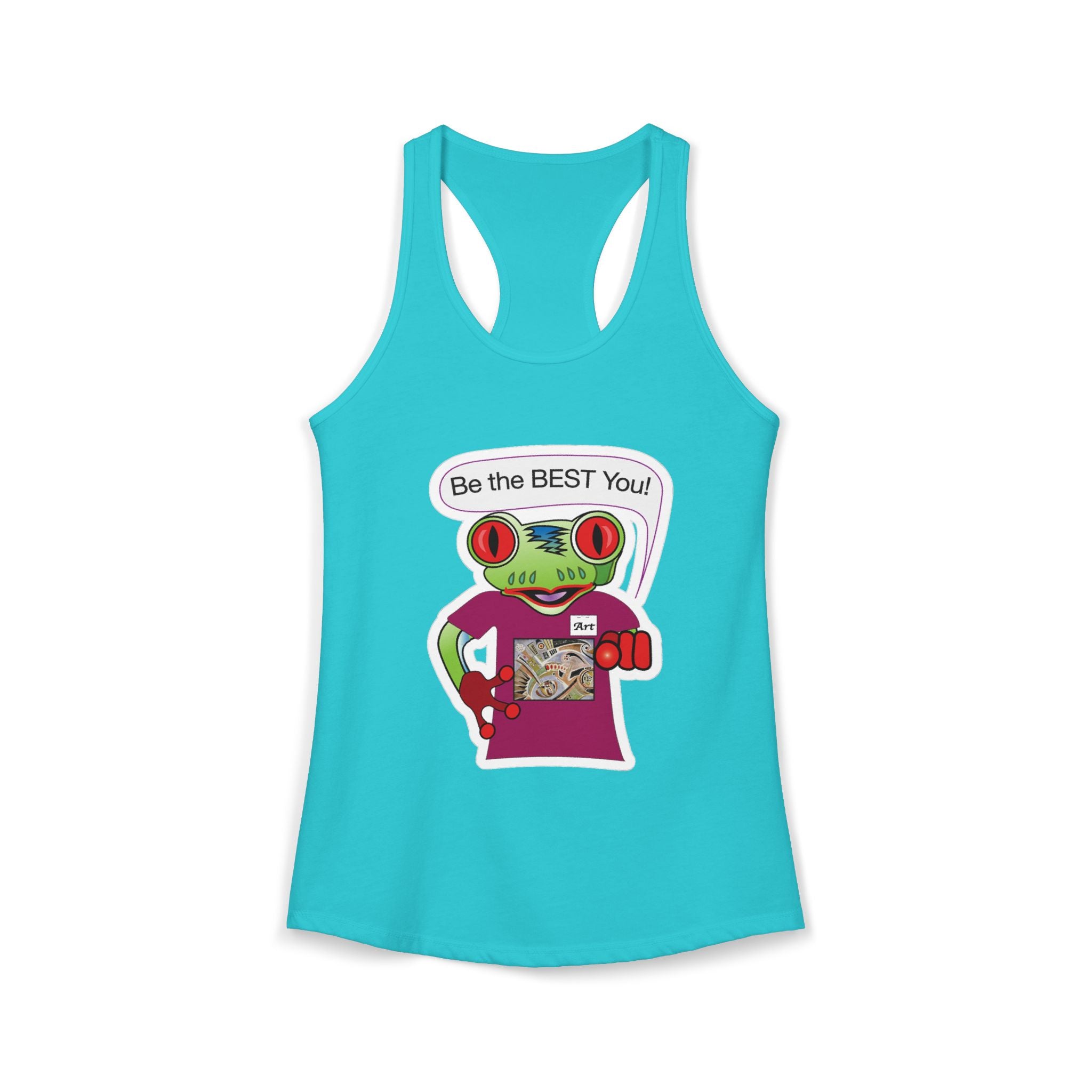 Frog Sticker Tank Tops Be the Best You Can Be