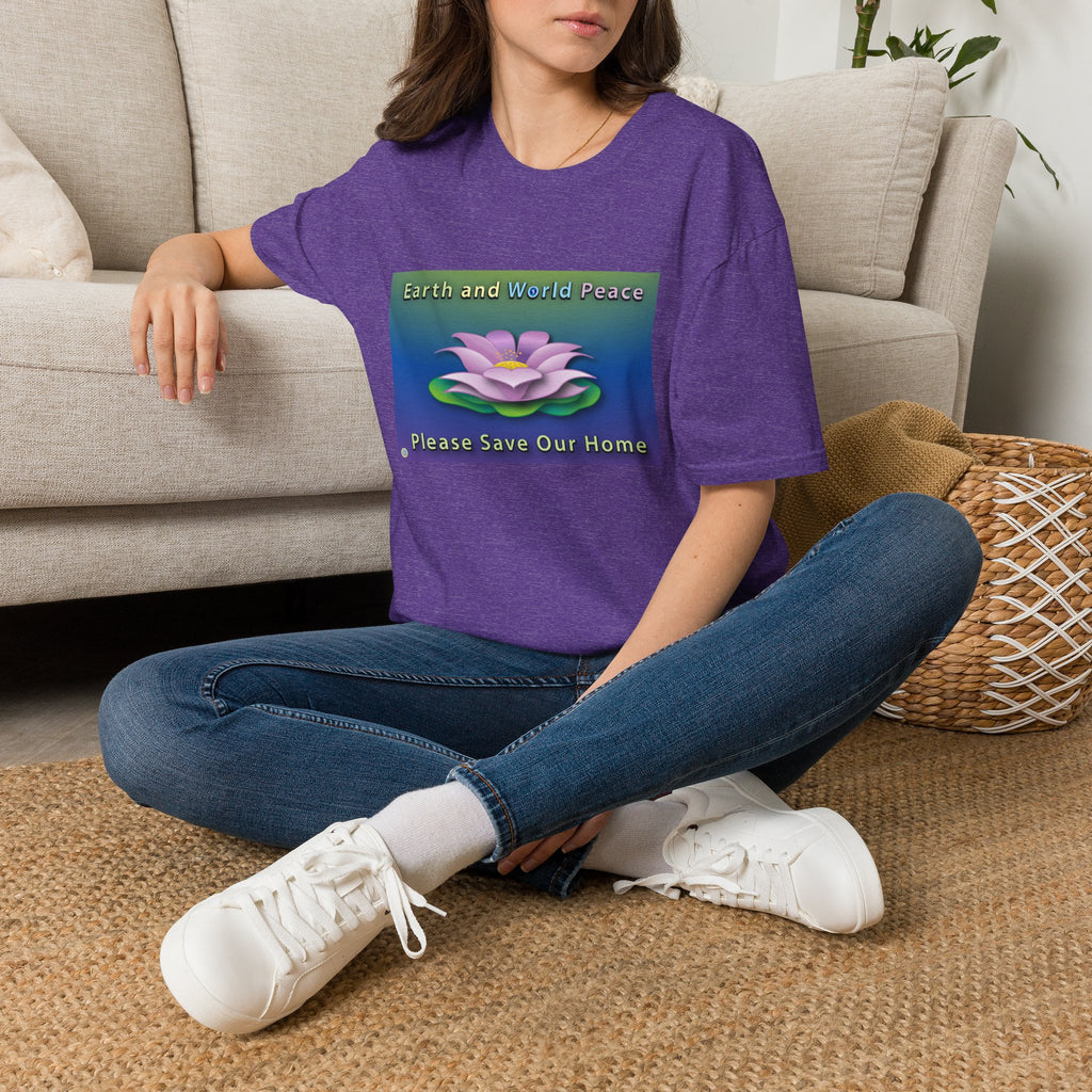 Floating Lotus Unisex Softstyle Tee