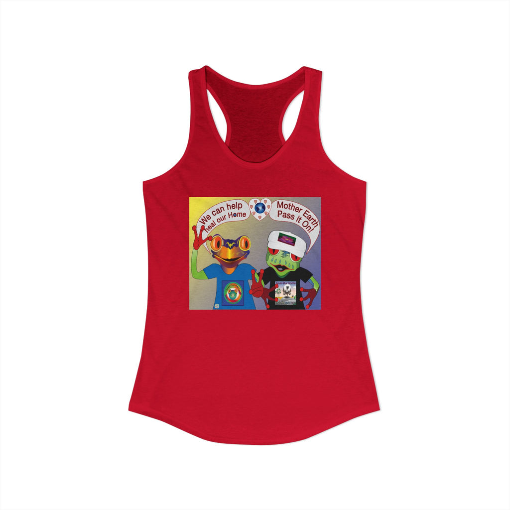Two Frog Heal Mother Earth Racerback Tank