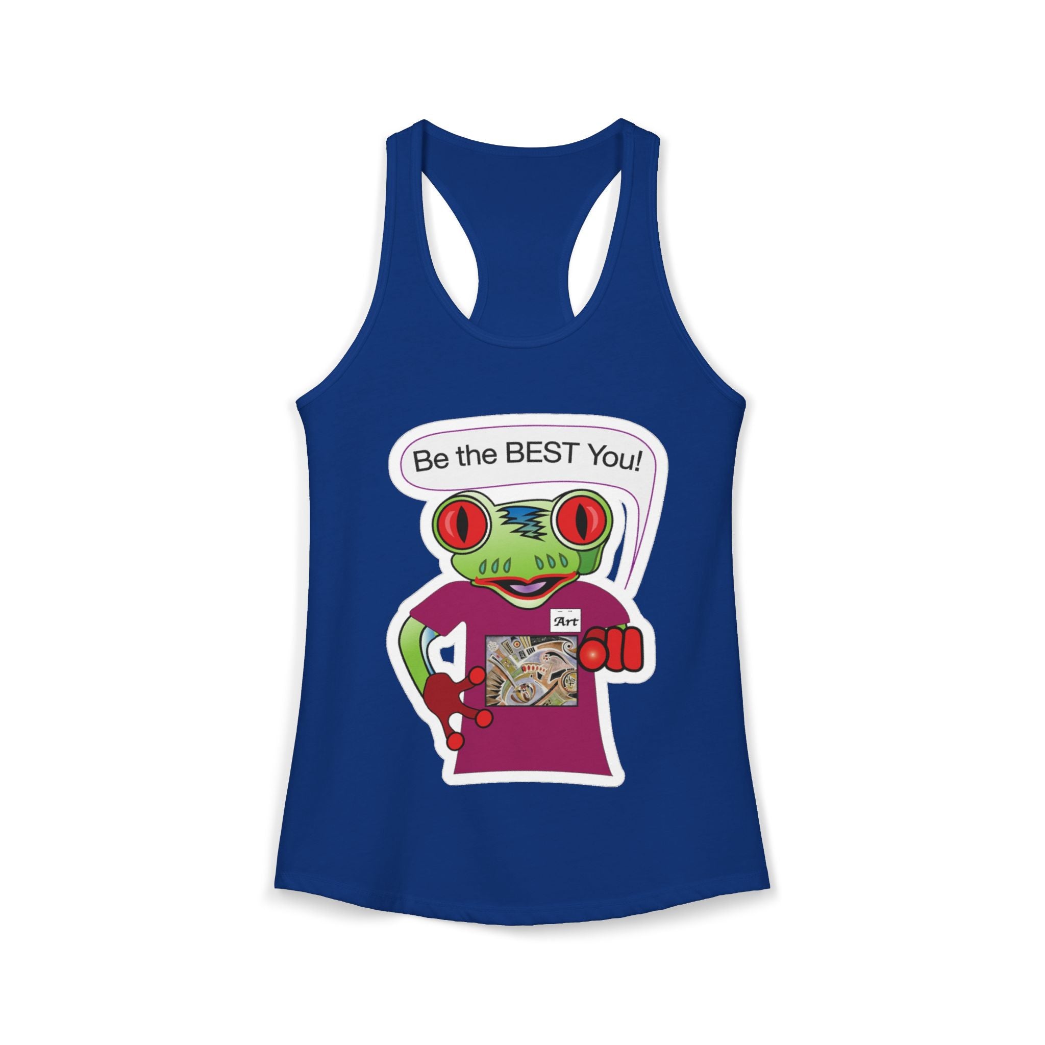 Frog Sticker Tank Tops Be the Best You Can Be