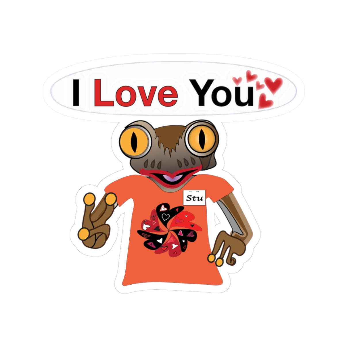Mc Frog Stu I Love U Org