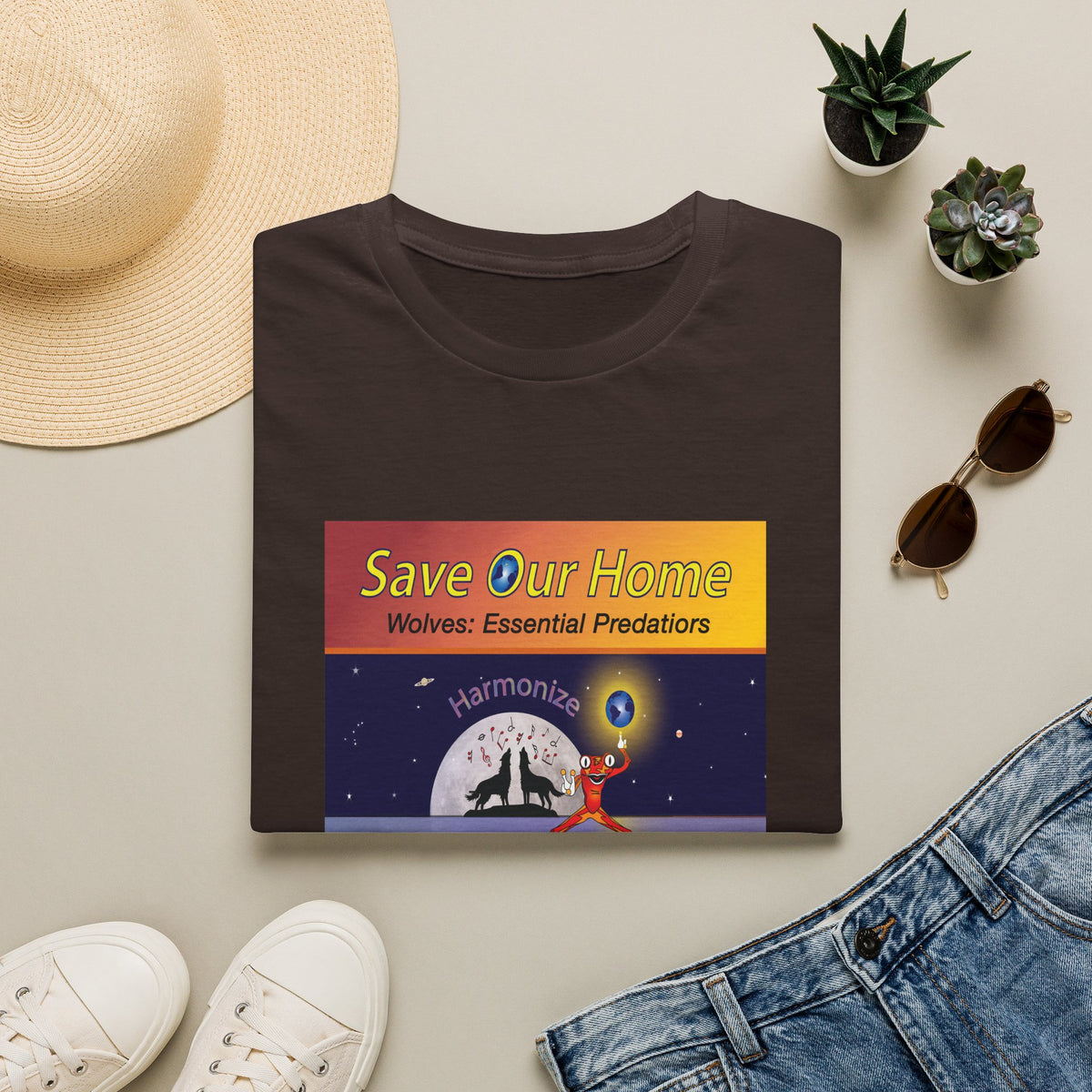 Frog and Wolves  Harmonize Unisex Softstyle T-Shirt