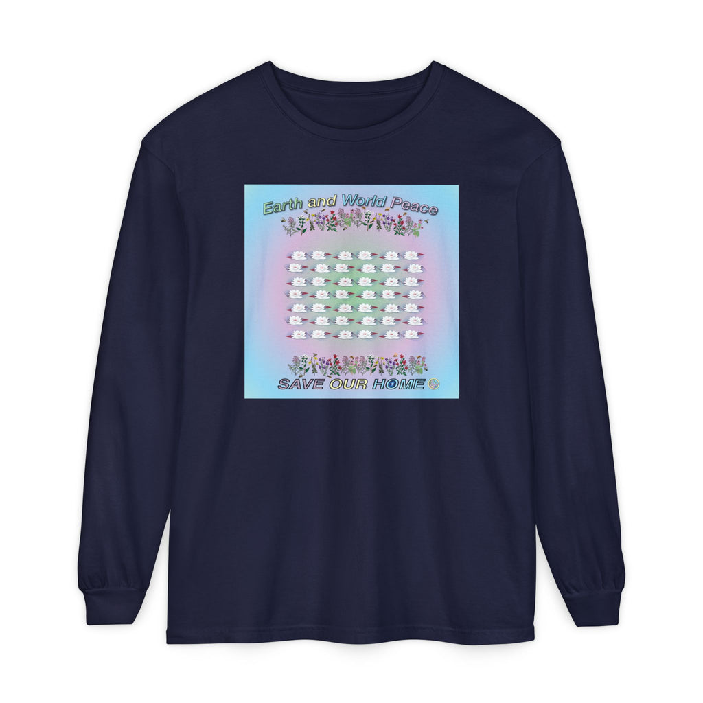 Lotus Flowers Long Sleeve Tee