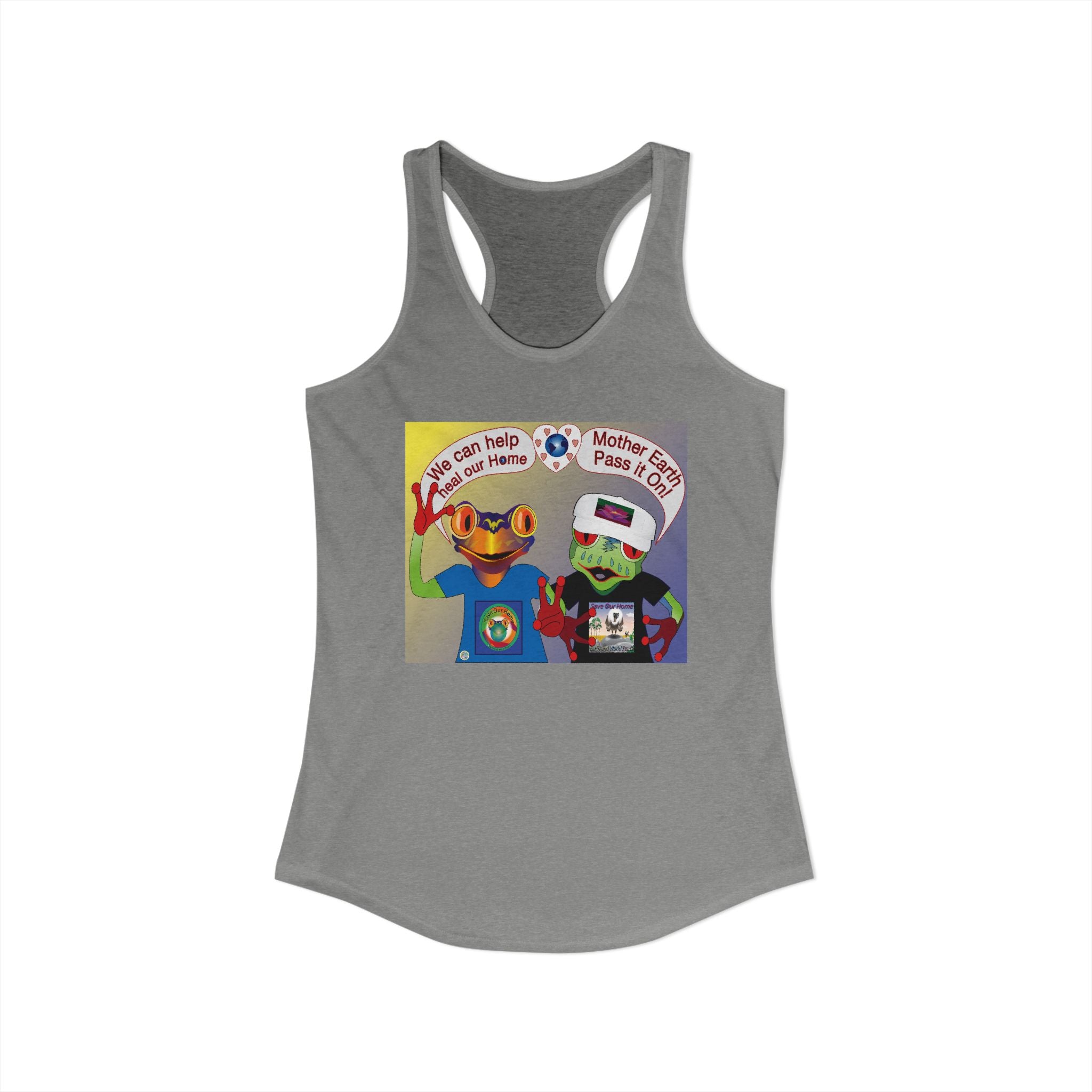 Two Frog Heal Mother Earth Racerback Tank
