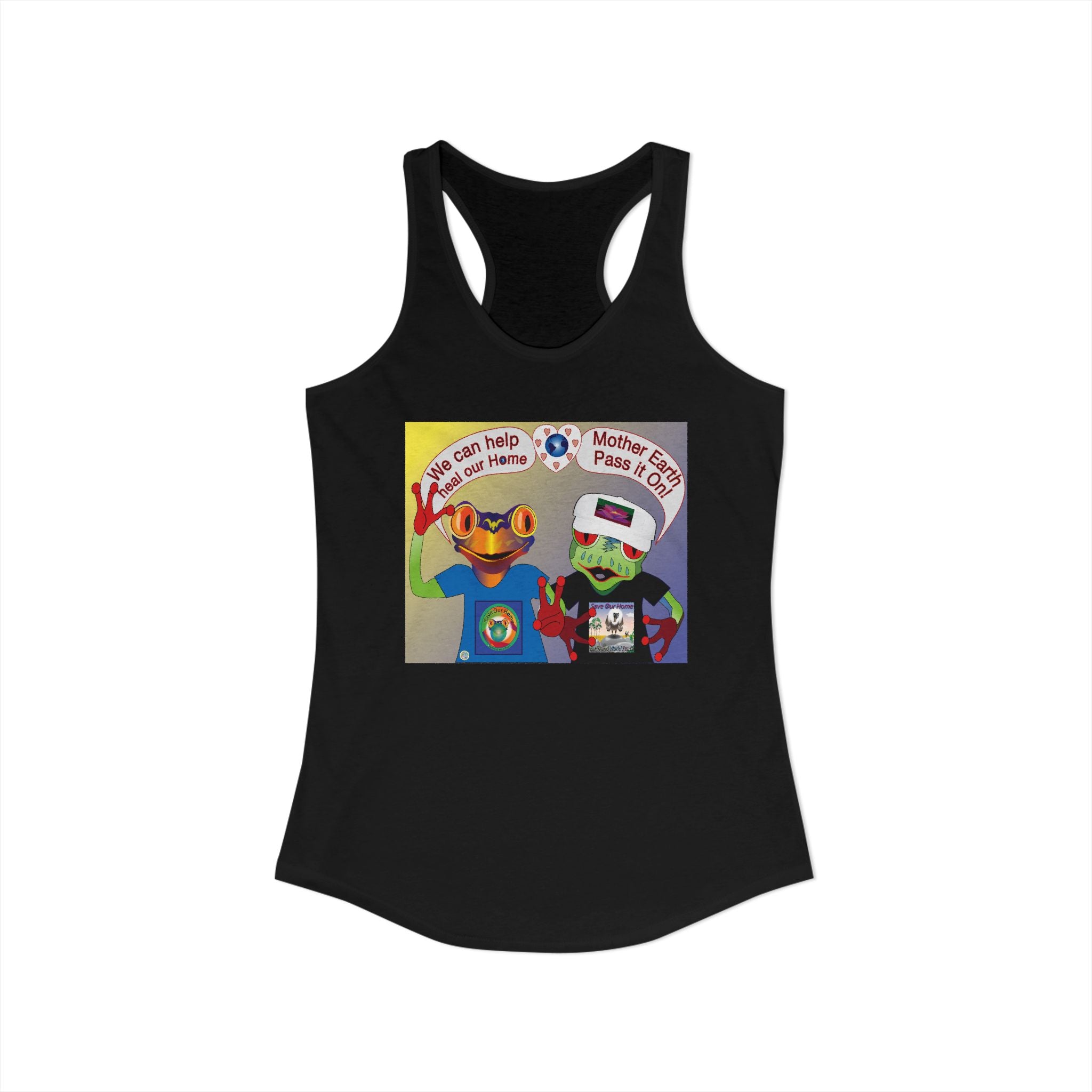 Two Frog Heal Mother Earth Racerback Tank