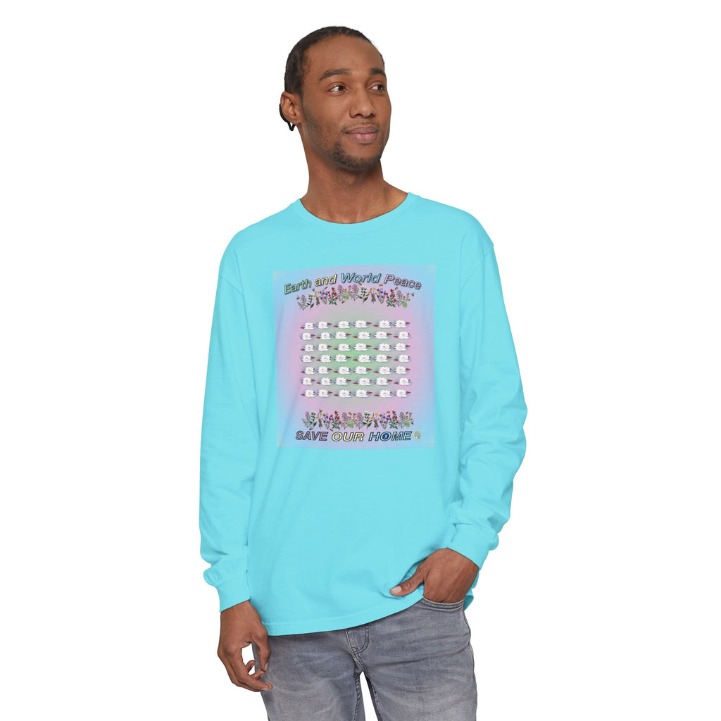 Lotus Flowers Long Sleeve Tee