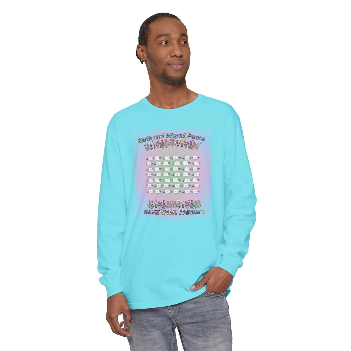 Lotus Flowers Long Sleeve Tee