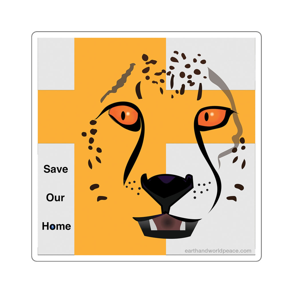 Cheeta 3" Sticker