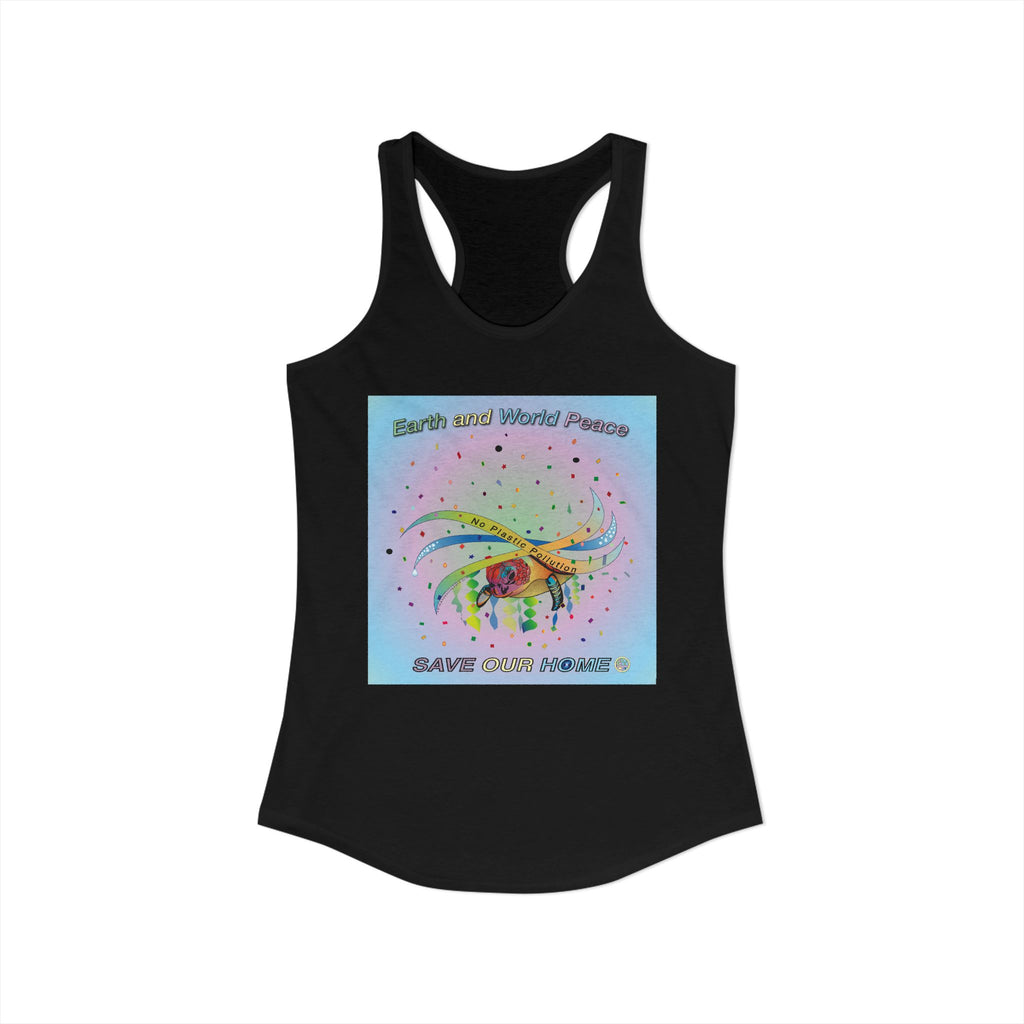 Stop Plastic Polution Turtle Tank Top