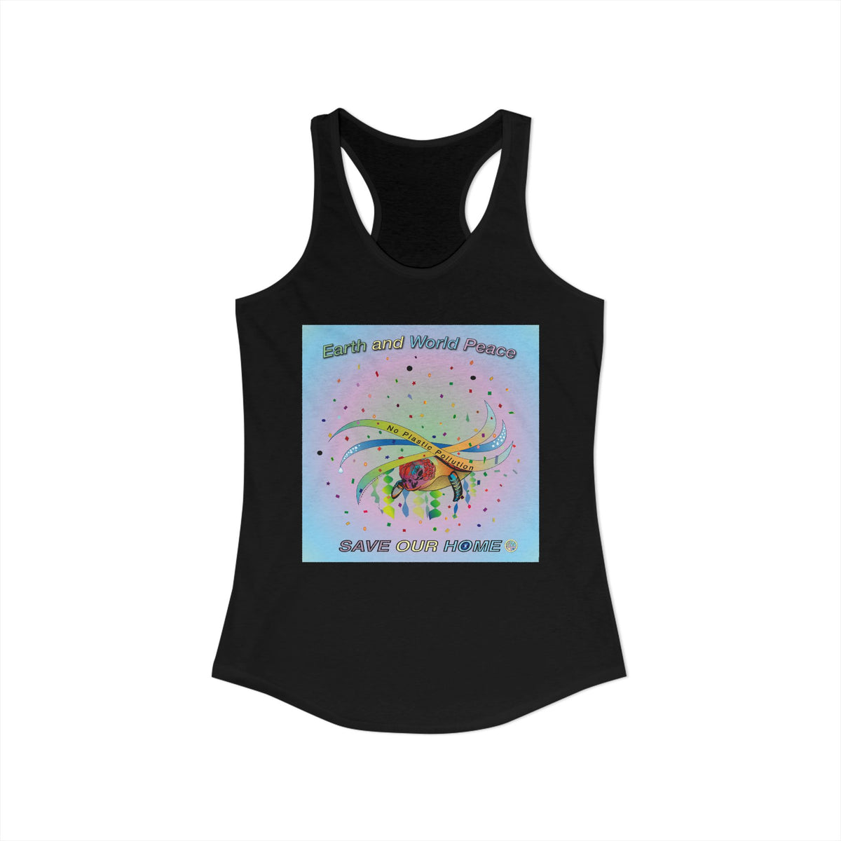 Stop Plastic Polution Turtle Tank Top