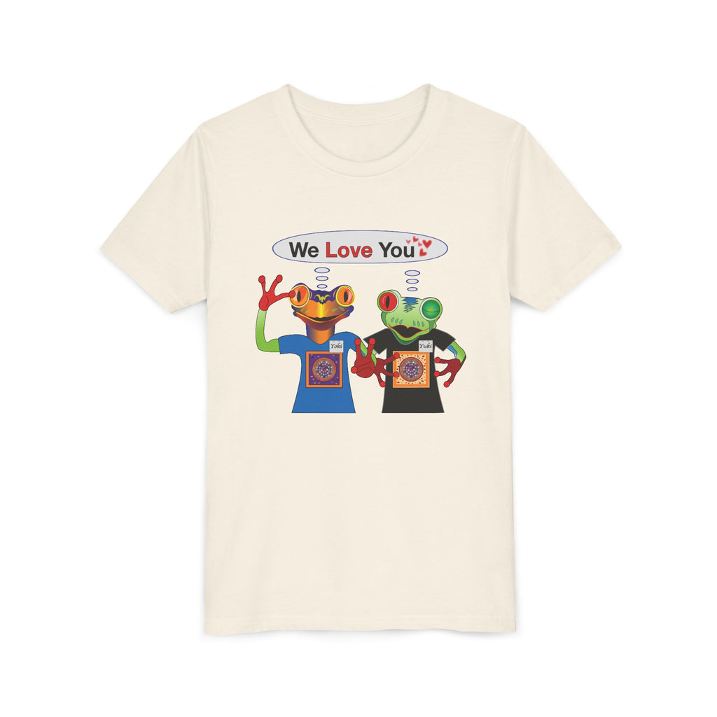 Youth Tee - Mc Frogs say "We Love You" Kids Shirt