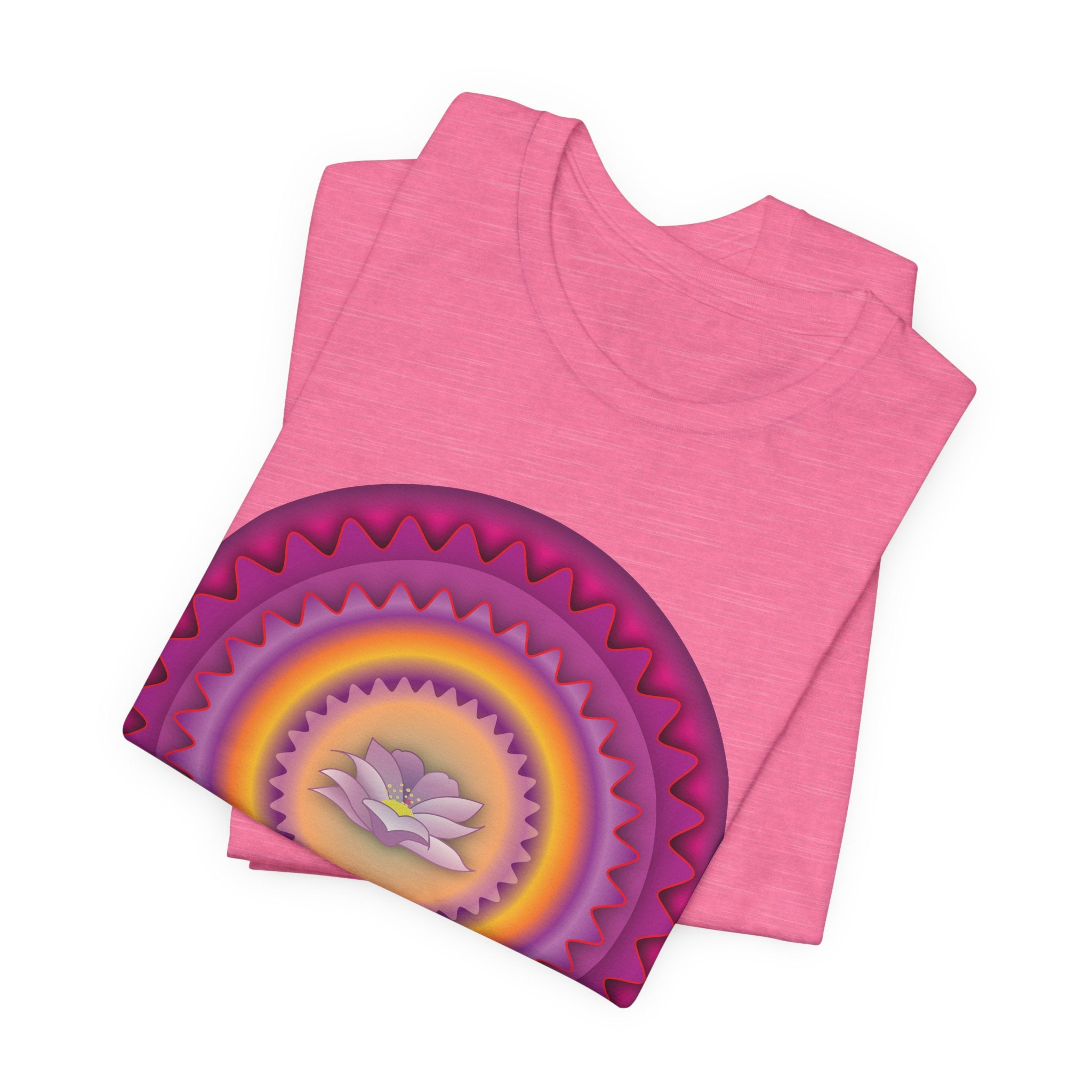 Lotus Petal Art Unisex Softstyle Tee