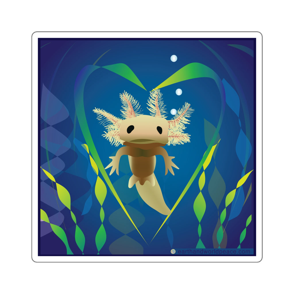 Copy of Axolotl Love 3" Sticker