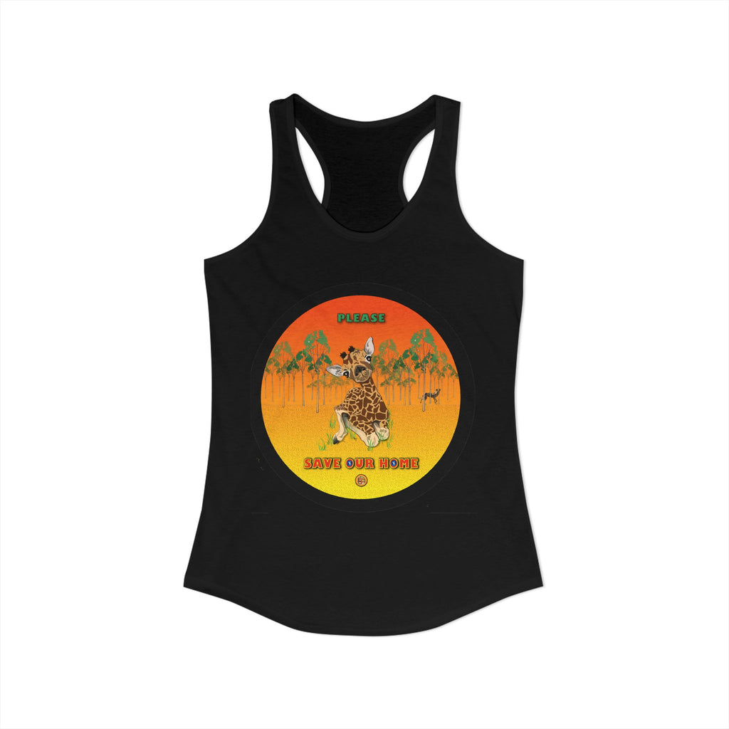 Baby Giraffe Racerback Tank