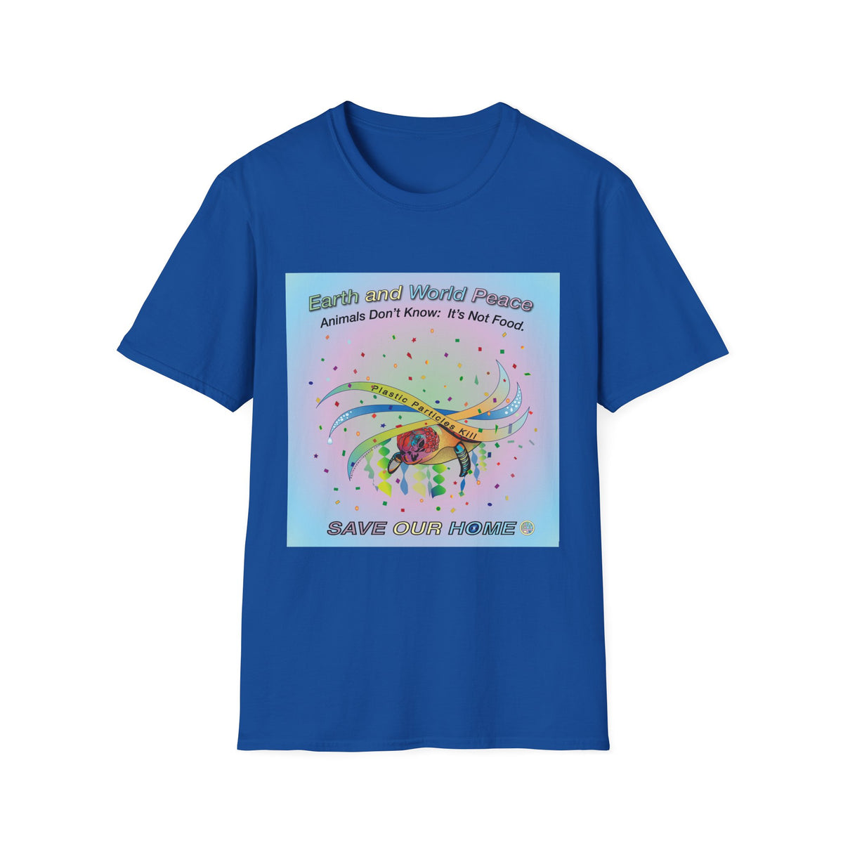 Plastic Pollution Turtle T-Shirt